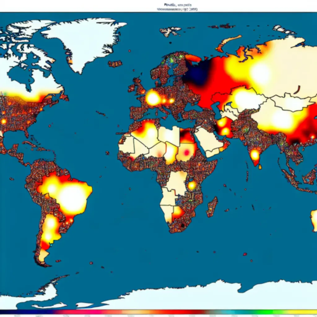 Mapa Polski i świata z wyróżnionymi regionami, w których The One Star App jest najpopularniejsza