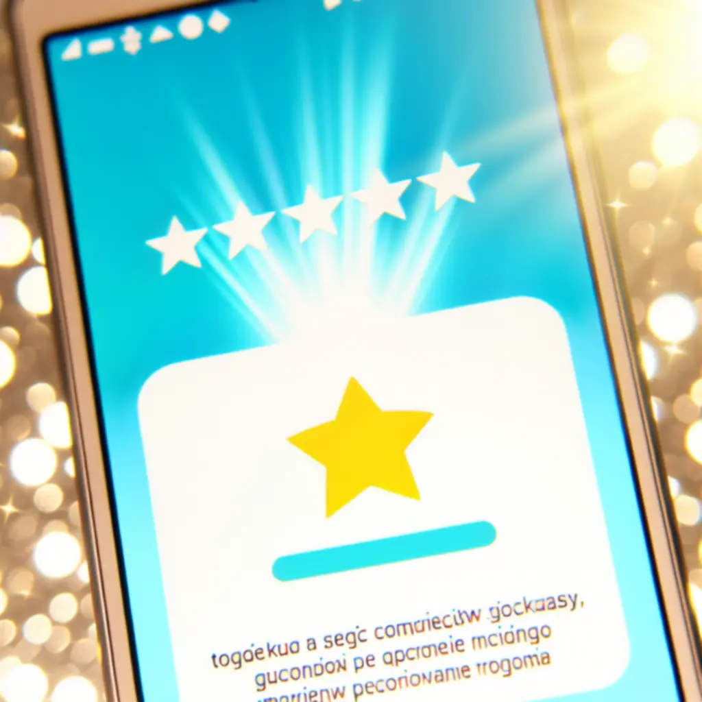 Ekran oddawania jednogwiazdkowej oceny w The One Star App